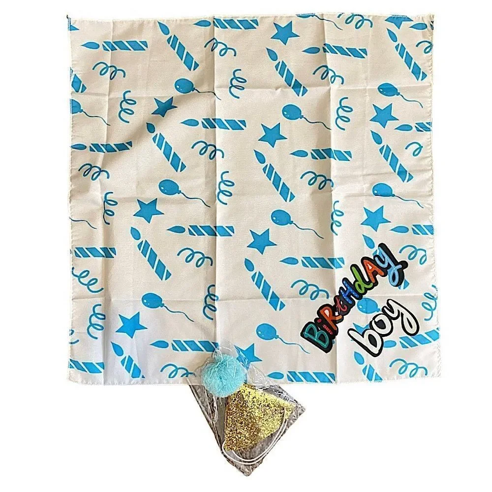 Dog Birthday Boy Bandana New With Birthday Party Hat, Furbaby Pet